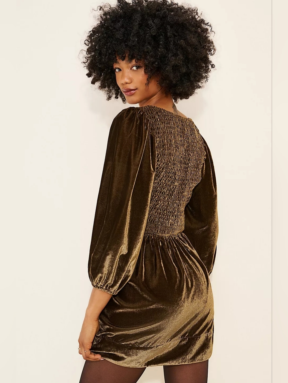 Free People Farrier Velvet Mini Dress - Picture 4 of 4